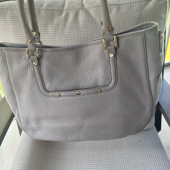 Tory Burch leather grey tote - Picture 5 of 9